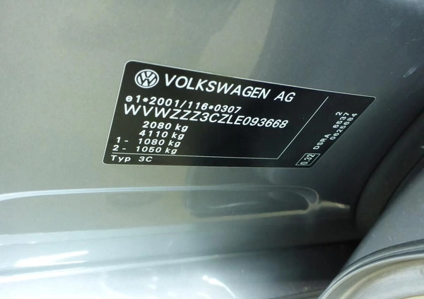 Volkswagen Passat cena 74700 przebieg: 117300, rok produkcji 2020 z Wodzisław Śląski małe 704